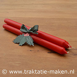 afbeelding van de traktatie Kerst kaarsen