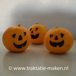 afbeelding van de traktatie Halloween pompoentjes