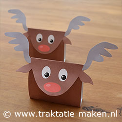 afbeelding van de traktatie Red nosed reindeer