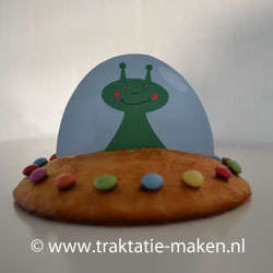 afbeelding van de traktatie Eierkoek UFO